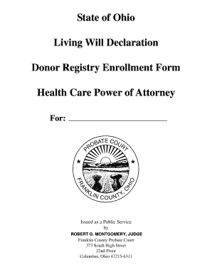 Ohio Living Will Declaration