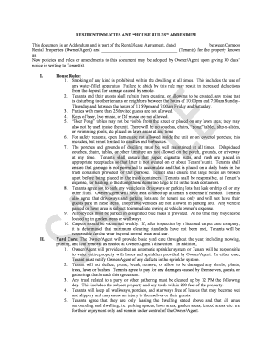 Residential Lease Addendum