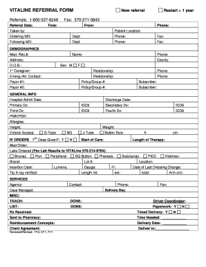 VITALINE Referral Form