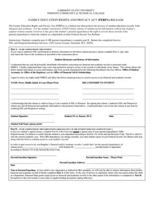 FERPA Release Form