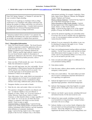 Texas Freshman Application Form 2015-2016