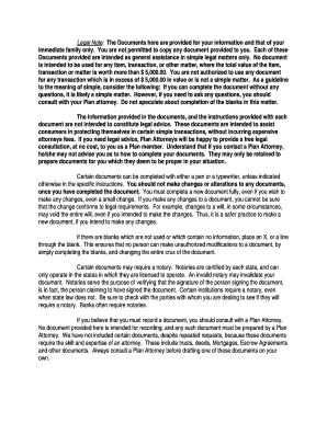Last Will and Testament Template