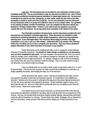Special Durable Power of Attorney