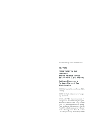 IRS Tax Extension Regulations