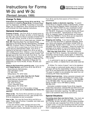 W-2c and W-3c Correction Forms