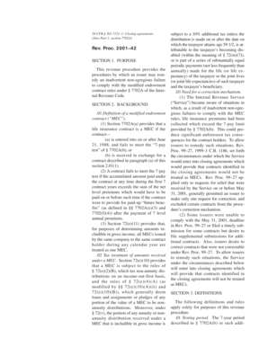 IRS Revenue Procedure 2001-42