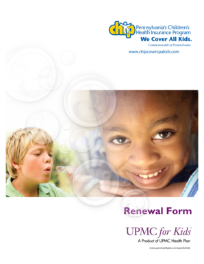 CHIP Health Insurance Renewal Form