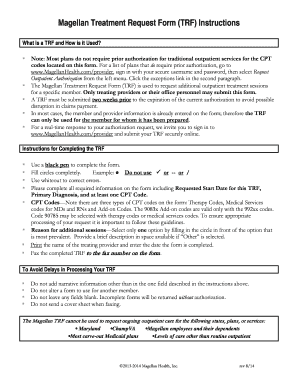 Magellan Treatment Request Form