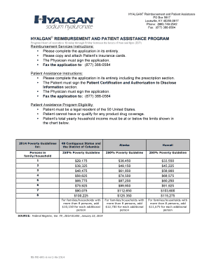 HYALGAN Reimbursement and Patient Assistance Form