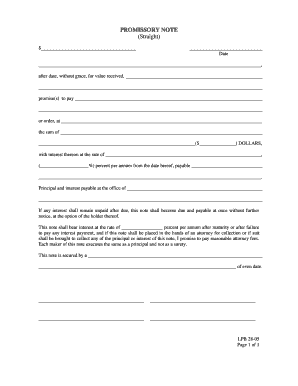 Promissory Note Agreement