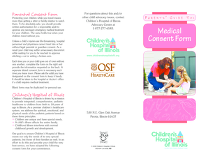 Parental Consent Form for Medical Treatment
