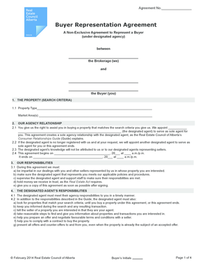 Buyer Representation Agreement