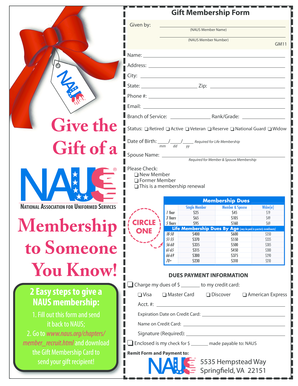 Gift Membership Form