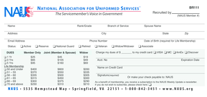NAUS Membership Application Form