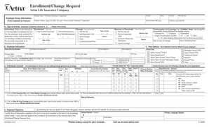 Aetna Enrollment Change Request Form