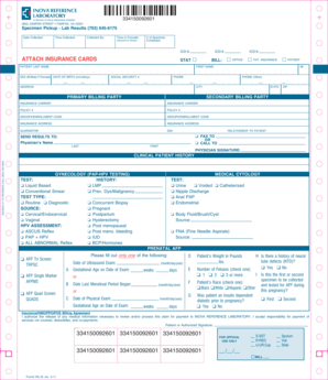 Lab Results Form