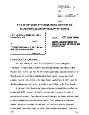 Property release example - Lynch v Shields Order Civil Mergedoc - kcgov