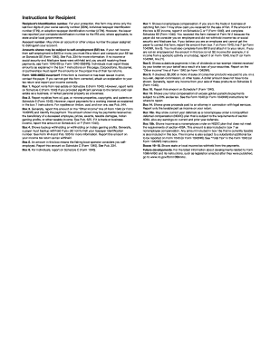 Form 1099-MISC Instructions