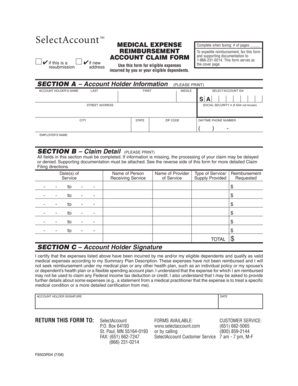 Medical Expense Reimbursement Form