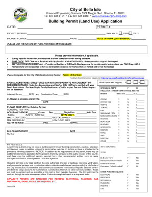 Building Permit Application