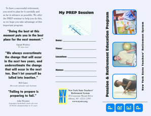 New York State Teachers' Retirement System PREP Seminar