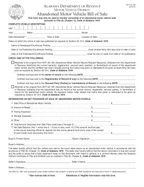 Louisiana boat bill of sale - alabama department of revenue forms