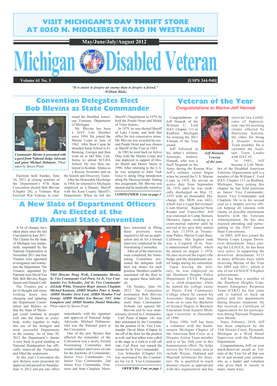 Michigan Disabled Veteran Membership Application