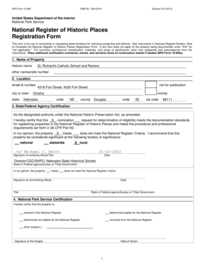 National Register of Historic Places Registration Form