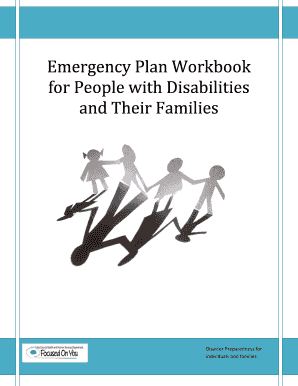 Emergency Plan Workbook for People with Disabilities