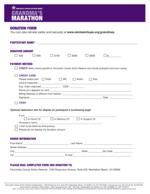 Donation Form