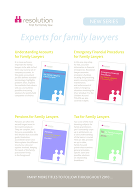 Family Lawyer Publication Order Form