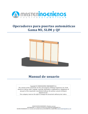 Operadores para puertas automáticas