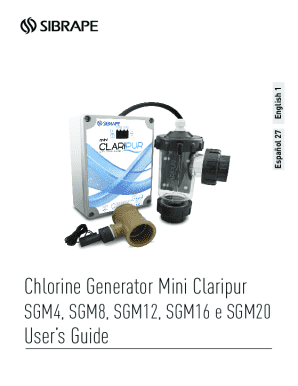 Chlorine generator mini claripur