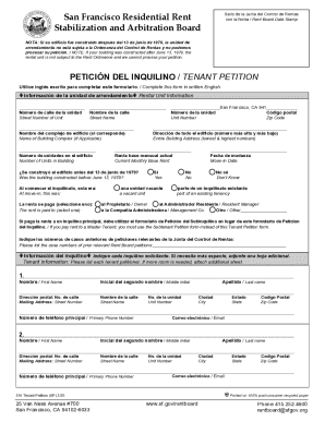 San francisco tenant services / servicios para inquilinos ...