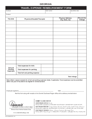 Ga state travel expense form