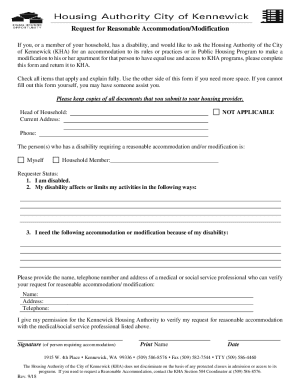 Ada request for accommodation form - kennewick, wa