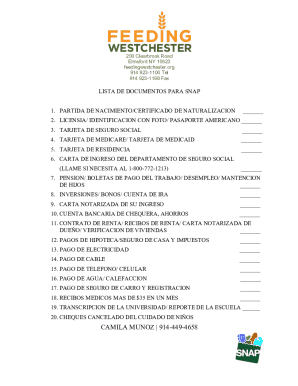 Snap documents check off list span.doc
