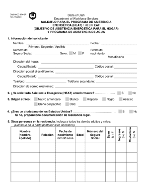 Programa heat - asistencia de servicios publicos