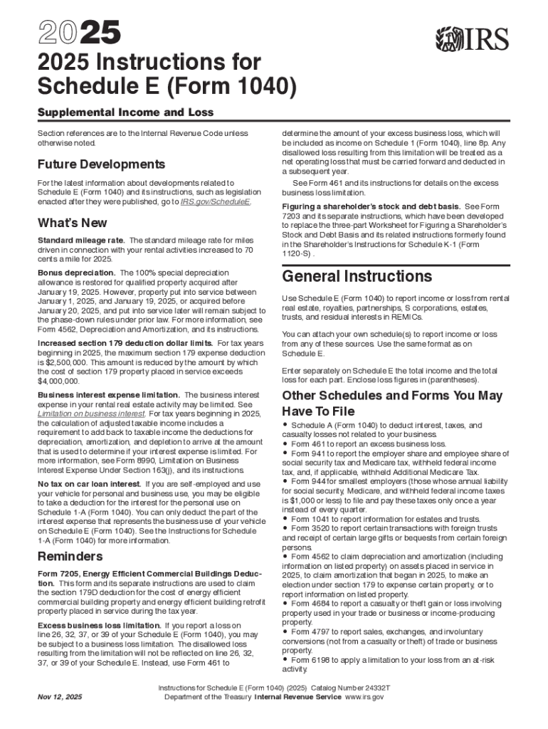 How to File Form 1040 Schedule E: Step-by-Step Instructions Preview on Page 1