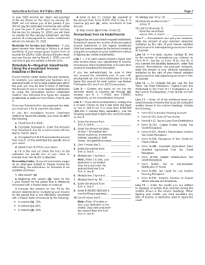 Hawaii Form N-210 Instructions