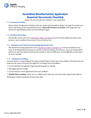 HomeWise Weatherization Application