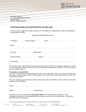 Zeegroenten Snijden 2026 Application Form