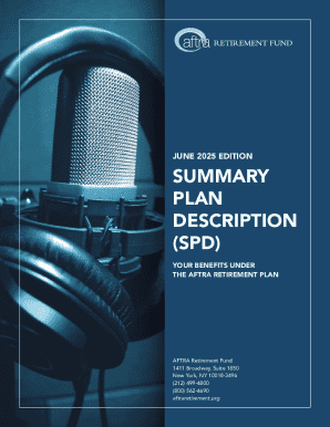 AFTRA Retirement Plan Summary Plan Description