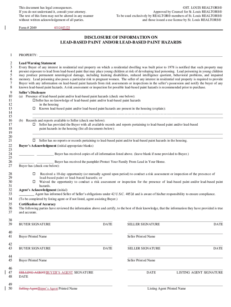 Fillable Online Form # 2049 Fax Email Print - pdfFiller