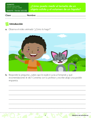 Science Worksheet - Measuring Objects