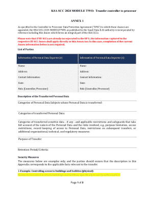 KSA SCC 2024 Module Two Controller to Processor