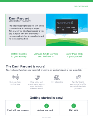 Employee Payment Card Enrollment Form