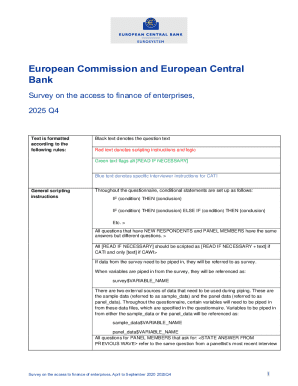 European Commission and ECB Survey on Access to Finance of Enterprises 2025 Q4