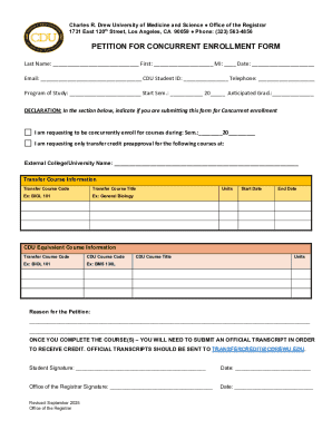 Request InformationCharles R. Drew University of Medicine ...