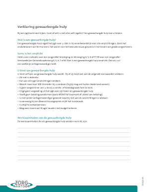 Gewaarborgde Hulp Declaration